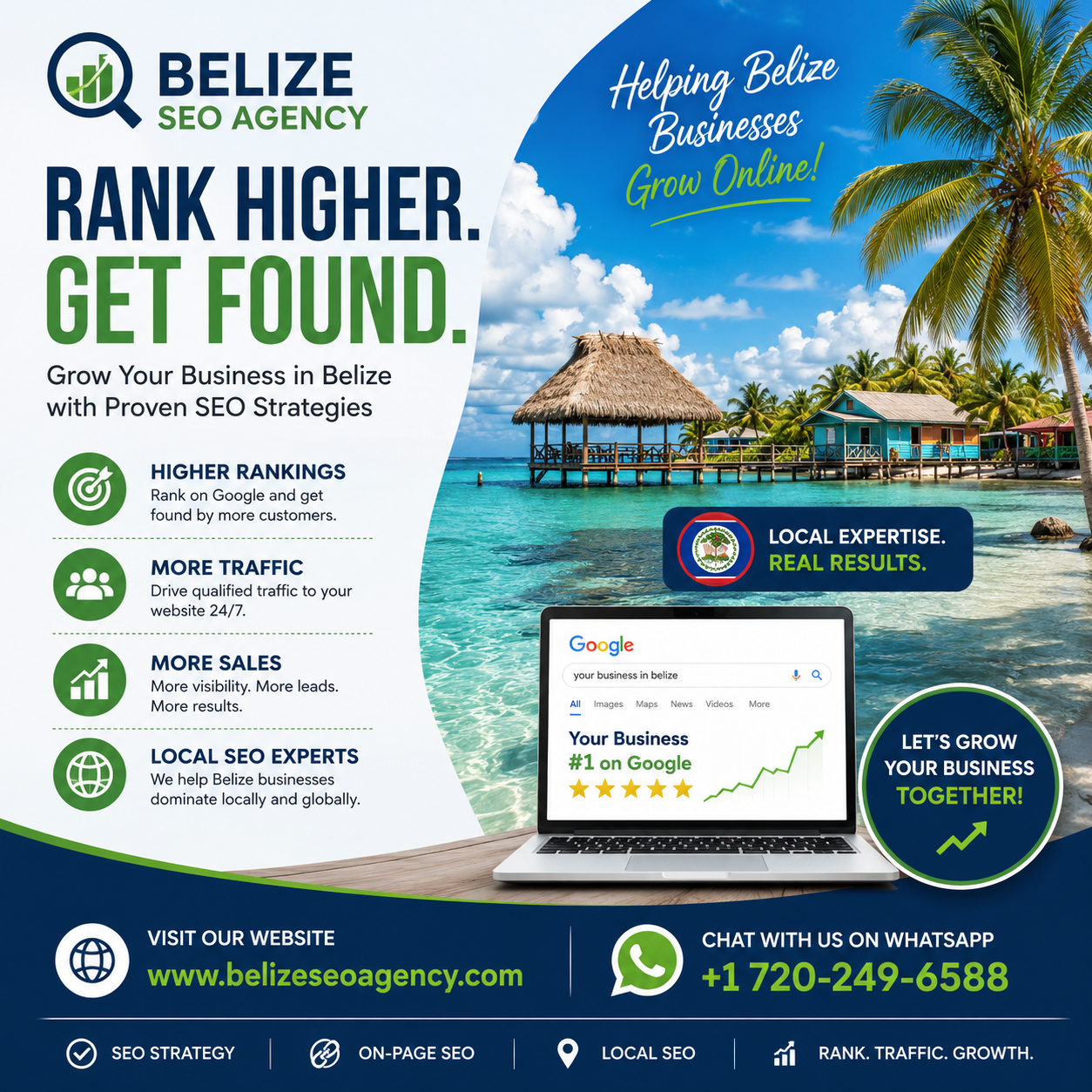 Belize SEO Agency by Eye To Ad Media — rank higher, get found by travelers